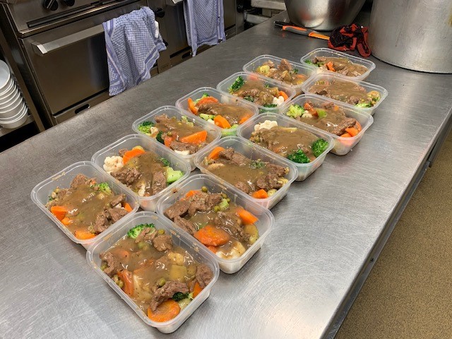 Image showing multiple meals in plastic tubs